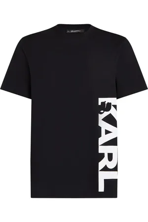 Karl Lagerfeld Playera con logo estampado