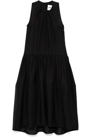 Jil Sander Vestido midi sin mangas
