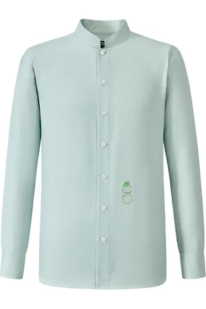 SHANGHAI TANG Dragon-embroidered shirt