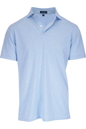 Peter Millar Playera tipo polo con rayas estampadas