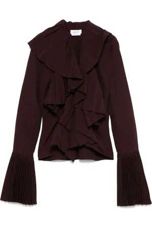 Alexander McQueen Top plisado