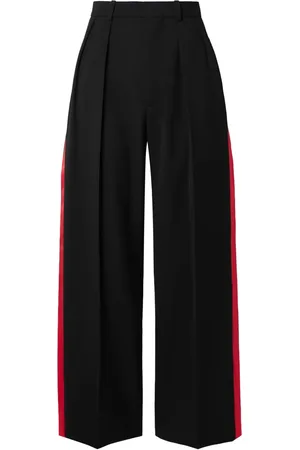 WARDROBE.NYC Pantalones palazzo con rayas laterales