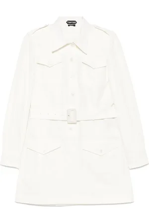 Tom Ford Vestido corto con cinturón