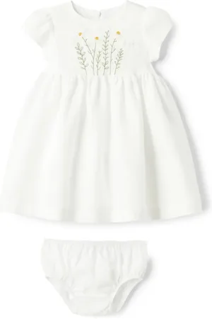 Il gufo Vestido con diseño bordado
