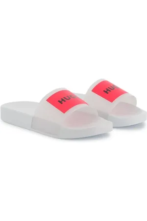 HUGO BOSS Flip flops con logo estampado