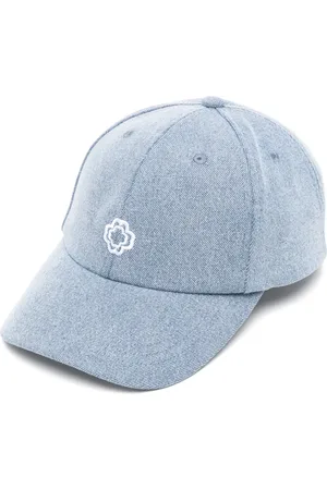 Maje Gorra de mezclilla con logo de trébol