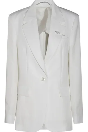 BLUMARINE Blazer con letras del logo