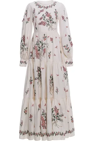 Agua by Agua Bendita Vestido largo Nuez