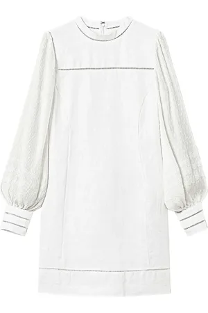 Twin-Set Vestido midi con detalle de perforaciones