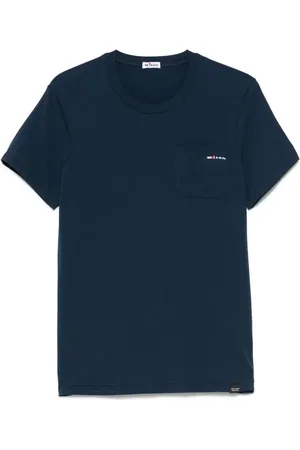Kiton Playera con logo bordado
