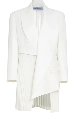 Gloria Coelho Blazer con pliegues