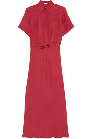 Brunello Cucinelli Vestido largo de sarga