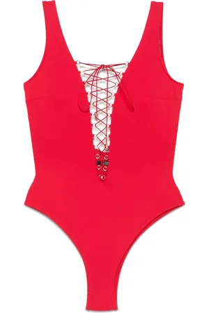 Noire Swimwear Traje de baño con agujetas