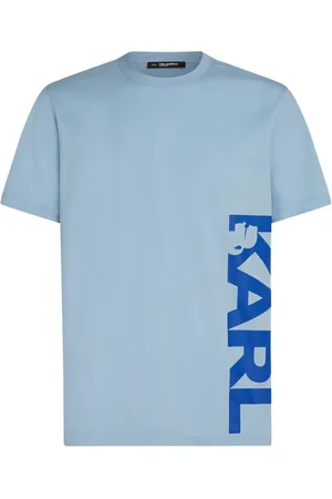 Karl Lagerfeld Playera con logo estampado