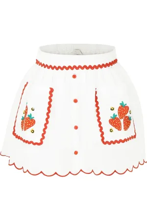 Stella McCartney Falda corta bordada