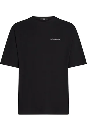 Karl Lagerfeld Playera con logo estampado