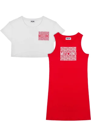 Moschino Set de playera y vestido con logo estampado