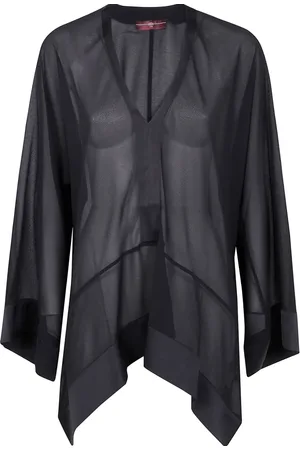 High Blusa con cuello en V
