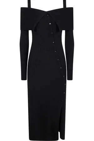Twin-Set Vestido con hombros descubiertos