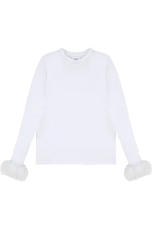Sleeper Playera con detalle de plumas