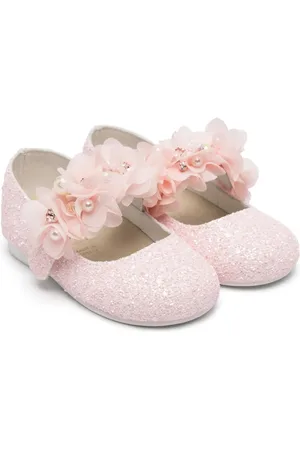 Babywalker Flats con aplique floral
