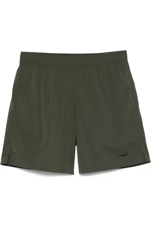 Jil Sander Shorts de playa con logo estampado