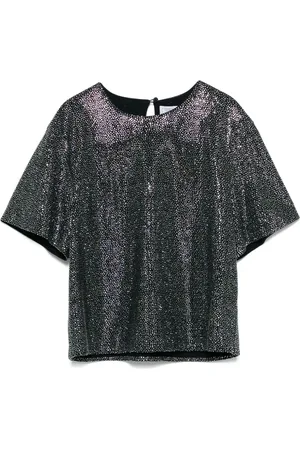 GIUSEPPE DI MORABITO Playera con detalles de strass