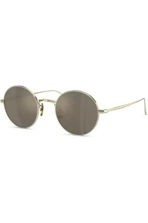 Oliver Peoples Lentes de sol con armazón redonda