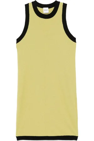 Nanushka Vestido corto con ribete de canalé