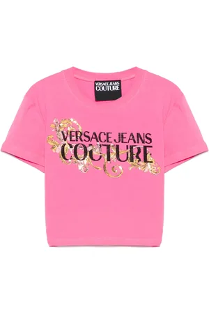 VERSACE Playera Crystal Outline Barocco