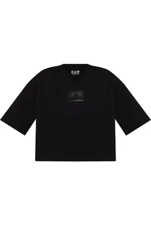 EA7 Playera con parche del logo