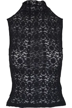 VERONICA BEARD Top con encaje floral
