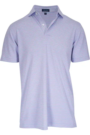 Peter Millar Playera tipo polo con rayas estampadas