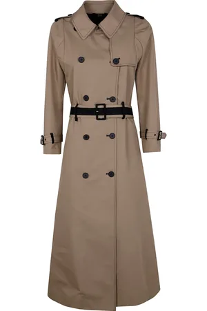 High Gabardina con detalle plisado