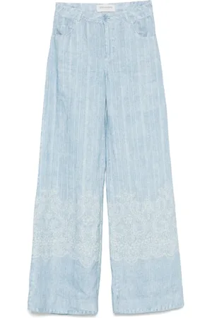 Ermanno Firenze Pantalones a rayas