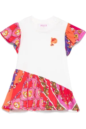 PUCCI Junior Playera con estampado Festa