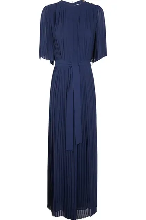 Twin-Set Vestido midi con detalle de pliegues