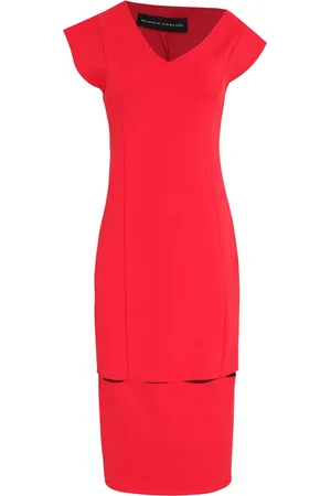 Gloria Coelho Vestido midi con aberturas