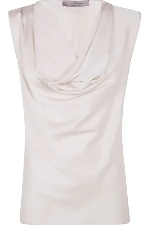 D.EXTERIOR Camiseta con detalle drapeado