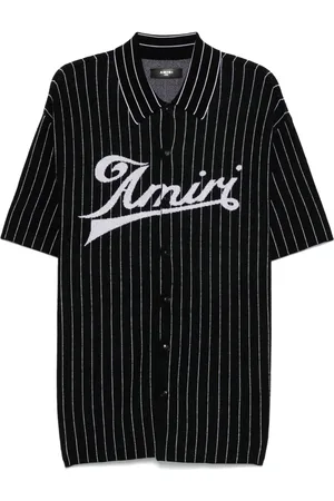 AMIRI Camisa con estampado de rayas diplomáticas