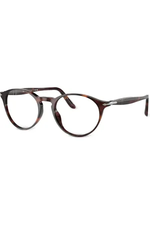 Persol Lentes con armazón redonda estilo carey