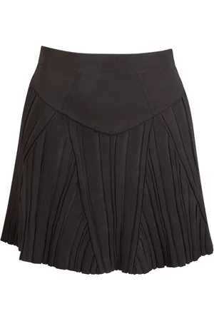 FLEUR DU MAL Falda corta de canalé