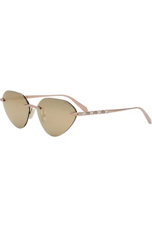 Bvlgari Lentes de sol con armazón geométrica