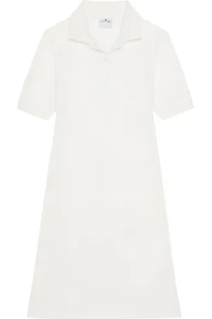 Courrèges Vestido estilo playera tipo polo de piqué