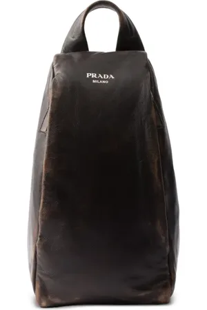 Prada Mochila con cierre