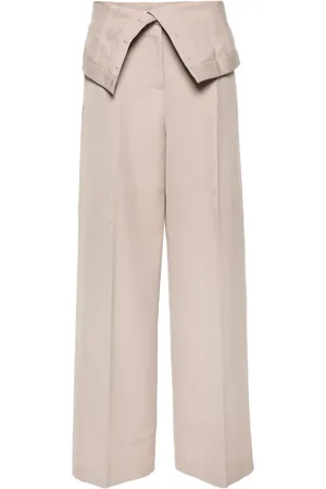 Acne Studios Pantalones pretina plegable