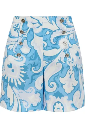 Etro Shorts con estampado de cachemira