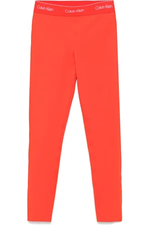 Calvin Klein Leggins deportivos con logo en la pretina
