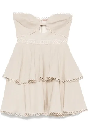 PATBO Vestido corto con volantes