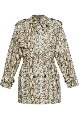 Isabel Marant Gabardina con efecto de piel de serpiente